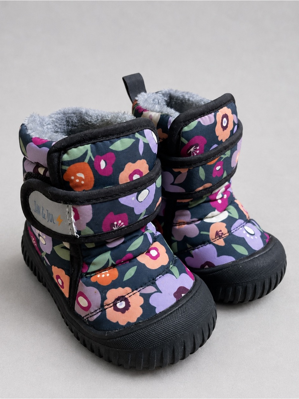 Toddler Floral Insulated Rain & Snow Boots - Purple Multi